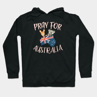 Pray for Australia | Save the Koalas and Kangaroos Hoodie